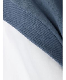 CRAFT STANDARD BOUTIQUE 裏毛袖レイヤード風パーカー