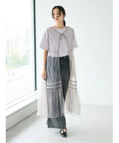 CRAFT STANDARD BOUTIQUE 接触冷感/抗菌防臭/ 前後2WAY半袖スクエアネックTee