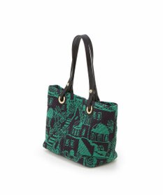 TOPKAPI 【TREASURE TOPKAPI】ジャガード生地 総柄 ミニ トートバッグ