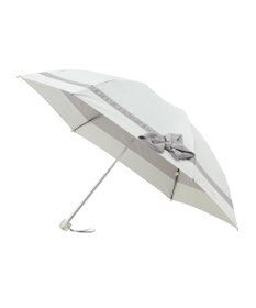 MOONBAT 【ランバン オン ブルー（LANVIN en Bleu）】晴雨兼用日傘 　折りたたみ傘　ビジューリボン