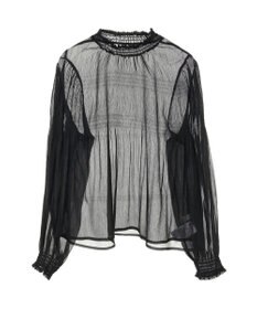 earth music&ecology マジョリカプリーツシアープルオーバー