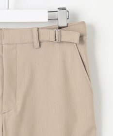 J.PRESS LADIES L 【洗える】リネンストレッチ ワイド パンツ