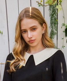 TOCCA GLITTER RIBBON EARRINGS イヤリング