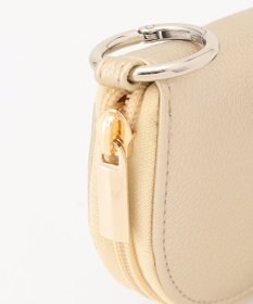 ANY カラビナ付半月型キーケース