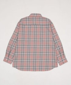 WEGO 【ユニセックス着用ITEM/SMLサイズ展開】オンブレチェックシャツ（LS）