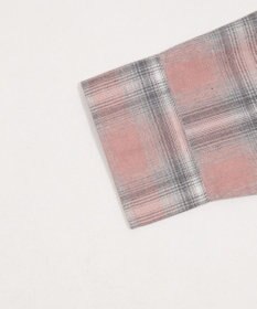 WEGO 【ユニセックス着用ITEM/SMLサイズ展開】オンブレチェックシャツ（LS）