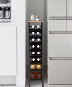 tower 天板付きボトルストッカー タワー 8段 ブラック