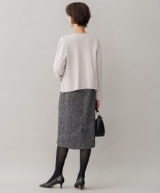 自由区 L ミラノリブ ニット ノーカラージャケット