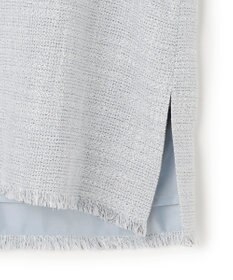 ICB ライトスラブツイード Vネックジレ