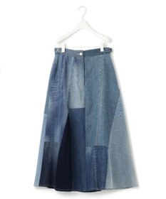ICB アップサイクルデニム フレアスカート