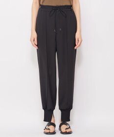 uncrave 【uncrave WHITE】ドレーピーツイル リブパンツ