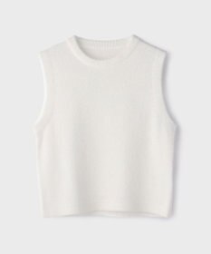 GRACE CONTINENTAL ラメフェザ－ニットトップ