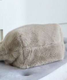 Tiaclasse 三つ編みハンドルファーバッグ