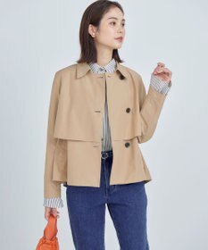 組曲 L タイプライター ショートトレンチコート