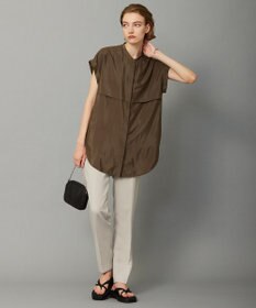 ICB 【接触冷感・UVケア・速乾・洗える】FluidBackSatin ドロストパンツ