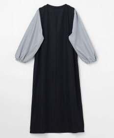 ANY L シャツコンビワンピース