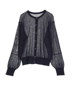 earth music&ecology ＳＥＴ２点シアーニットプルオーバー＋カーディガン