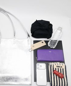 blancle メタリックレザー ガゼット2wayトートバッグ