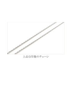 Tiaclasse 【日本製】大人上品なフラットカーブバーネックレス