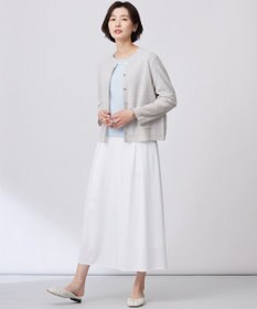 J.PRESS LADIES 【WEB限定カラーあり・洗える】トリコットジャージー フレアーパンツ