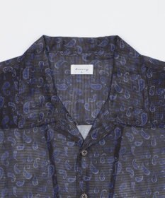 WEGO メッシュパターンオープンカラーシャツ（SS）