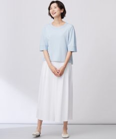 J.PRESS LADIES 【WEB限定カラーあり・洗える】トリコットジャージー フレアーパンツ