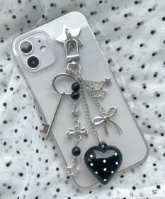 WEGO ドットハートキーホルダー