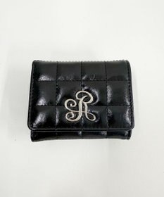 WEGO イニシャルパーツキルティングガマ口ウォレット