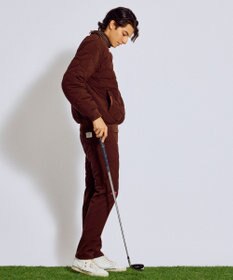 PW CIRCULUS 【撥水加工 / ストレッチ】【MEN】キルティング中綿パンツ ゴルフ