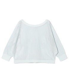 Chacott 【ノーソーイングニット】7分袖メッシュニットTシャツ