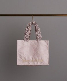 Maison de FLEUR レースフリルハンドルスクエアトートＳバッグ
