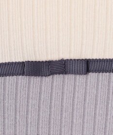 組曲 KIDS 【110-140㎝】バイカラーニットソー ワンピース