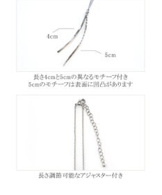 Tiaclasse 【日本製】大人上品なフラットカーブバーネックレス