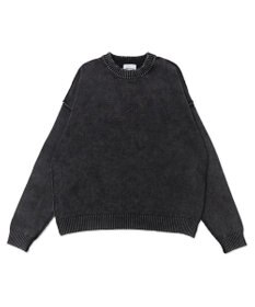 WEGO 【ユニセックス着用ITEM】ピグメントロゴニットプルオーバー