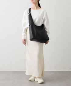 russet レザーホーボーバッグ L(CE-1654)