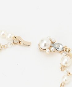 ANY SIS ビジューパール調2連 ネックレス