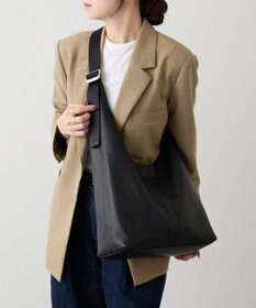 russet レザーホーボーバッグ L(CE-1654)