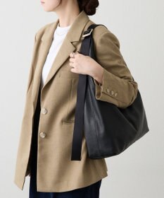 russet レザーホーボーバッグ L(CE-1654)