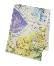 MOONBAT ハナト (Hanato) シルクコットンストール タウンマップ