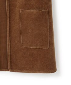 ICB L 【洗える】スウェードライクニットジレ