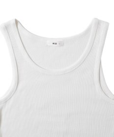 WEGO 【綿100%】リブタンクトップ