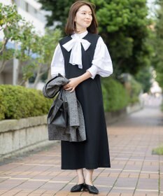 23区 S 【Sサイズ限定】ウールミルドジャージー ジャンパースカート