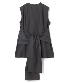 BEIGE， 【洗える・GISELe 6月号掲載】MALLOW / バックリボンコットンノースリーブブラウス