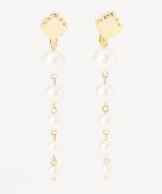 TOCCA LONG PEARL CLOVER EARRINGS イヤリング