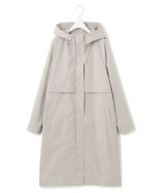 ICB 【撥水加工】 メモリーストレッチタフタ フーデットコート