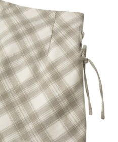 earth music&ecology サイドレースアップミニスカート