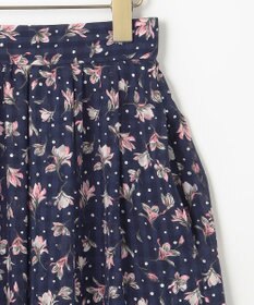 組曲 L フラワードットプリント スカート