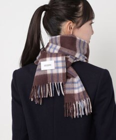 MOONBAT MACKINTOSH PHILOSOPHY(マッキントッシュ フィロソフィー）カシミヤ100％ クラシカルチェックマフラー