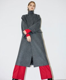 uncrave ライトメルトン ロングチェスターコート