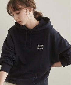 WEGO 【ANGIE VINTAGE】ワンポイント刺繍スウェットパーカー